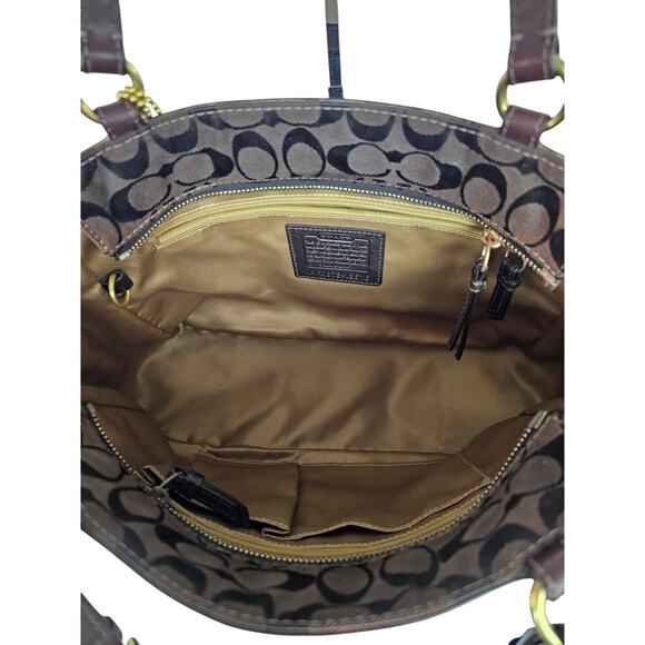 Coach EW Patchwork Tote- 13516 - Picture 8 of 9